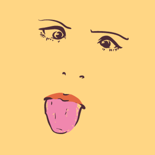 Funny Camera Photo –  Woman Face Expression