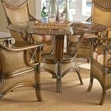 South Sea Rattan 4317-48 Pacifica Dining Table, Walnut