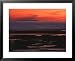 Sunset View from Walney Island Near Barrow-In-Furness Towards Isle of Man Lake District Framed Art Poster Print by Mirrorpix, 31x25