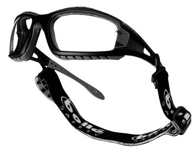 Bolle - Tracker II Safety Glasses/Specs Clear Lens + Free Bag