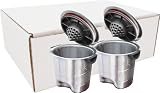 Ekobrew Stainless Steel Refillable K-Cup for Keurig Brewers, 5.7 Ounce, 2- Count
