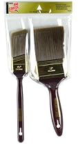 Shur-Line 00857P 1-1/2-Inch, 3-Inch One Coat Polyester Brush, 2-Pack