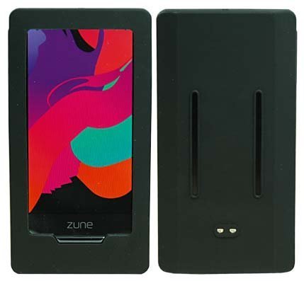 Zune 16GB 32 GB Accessories.Premium Black Silicon Skin Case for