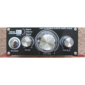 Stereo up to 15 Watt RMS Audio Amplifier for car or home.