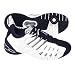 Mens Adidas Barricade II - White/Navy/Silver