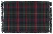 Durable Hand Woven 100% Cotton Colorful Green and Red Plaid Placemat 12x18 Inches Set / 6