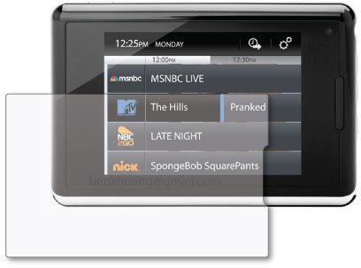 2x FLO TV FLOTV Personal Television PTV 350 Premium Clear LCD Screen Protector, no cutting is required!