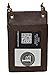 Mw561rbk Black Leather Id and Business Card Holder Neck Band (Dark Brown)