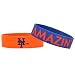 Forever Collectibles MLB New York Mets Bulky Bandz Bracelet 2-Pack