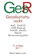 Gesellschaftsrecht: AktG. GmbHG. GenG. HGB (Auszug). PartGG. UmwG. MitbestimmungsG. Wp�G.  Textausgabe mit ausf�hrlichem Sachverzeichnis und einer Einf�hrung von Universit�tsprofessor Dr.  Uwe H�ffer