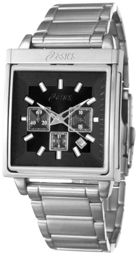 Asics Men’s Chronograph Stainless Steel Chronograph Quartz Watch QA5127101