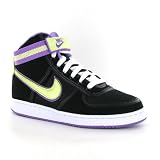 Nike Vandal Hi Black Yellow Leather Womens Trainers