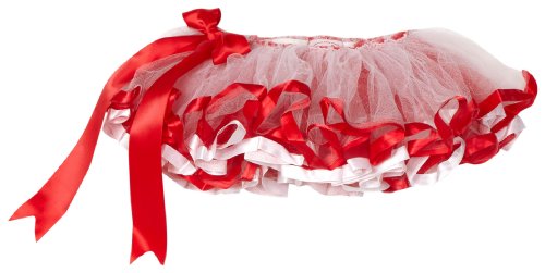 Mud Pie Baby-girls Infant Holiday Tutu, Red, 2T-3T