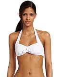 Lisa Curran Women's French Picot Retro Halter Bikini Top