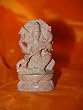Devi Saraswati Statue Goddess of Art & Learning Idol Carved Stone Sculpture 4"