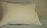 MATELASSE ECRU KING SHAM