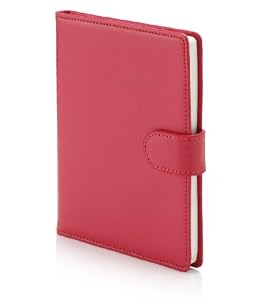 Coral Leather A6 Notebook