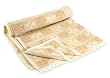 Alpaca wool throw, 'Hypnotic Inca in Tan'