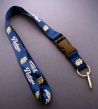 San Diego Padres Lanyard Keychain
