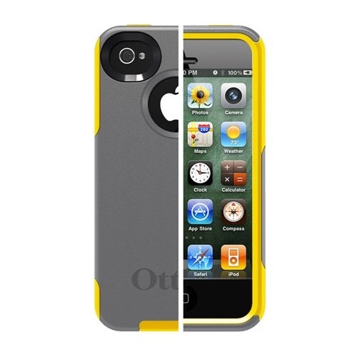 Otterbox Commuter Series Case f&uuml;r Apple iPhone 4S grau/gelb Preisvergleich