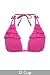 Betsey Johnson Cake Pop Sliding Triangle Top - Azalea - D/DD