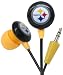 Rock out to your favorite tunes with these iHip NFL� earbuds from Zeikos�. They deliver 
high-quality sound, offer a comfortable fit, and boast a sleek, lightweight design.