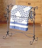 Southern Enterprises Metal Scroll Wrought Iron Blanket Rack