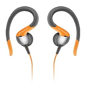Sennheiser OMX80SPORT ECO Stereo Clip-on Earphones For a Secure Fit During Sports