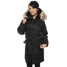 Spiewak The Arctic Snorkle Parka in Black,Winter Coats & Jackets for Women