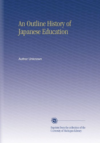 An Outline History of Japanese Education