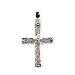 STERLING SILVER MARCASITE PENDANT - 28mm Cross