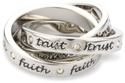 Disney Couture Tinker Belle 3-Piece Ring, Size 7