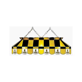 Georgia Tech Yellow Jackets Pool Table Stained Glass Lamp