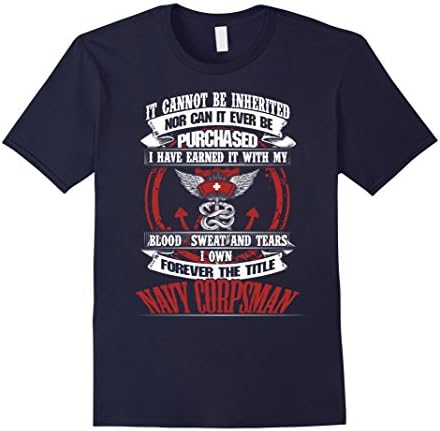 Men's Corpsman Shirt Medium Navy