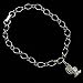 Colorado Rockies Ladies Silver-Tone Charm Bracelet