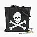 Generous Reproduce Skull And Crossbones Trick-Or-Treat Tote