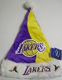 Los Angeles Lakers NBA Colorblock Plush Santa Hat