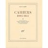 Cahiers 1894-1914 : Tome 11, 1911-1912