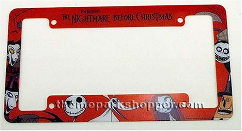Disney Nightmare Before Christmas License Plate Frame