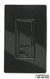 Lutron In-Wall Dimmers With Claro Trim Plates Black