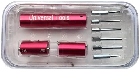 Galaxy Supply 6 in 1 DIY Tool Kits Coil Master Neccessory Coil Jig Kits (Red)