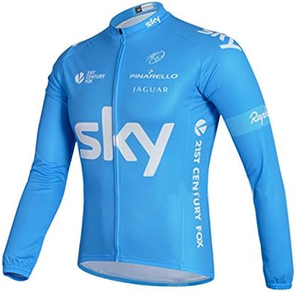 Sport360 New Arrival! Speed Fitness Men's Long Sleeve Cycling Jersey Perspiration Breathable Mountain Bike Cozy Riding Clothes