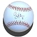 Shane Victorino Autographed/Hand Signed MLB Baseball with # Inscription