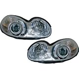 2002-2005 Hyundai Sonata Headlights (Black) by Matrix