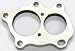 OBX Mild Steel Turbo Flange - Nissan/Garrett Style Exhaust for PS13/PS14/GT2540R