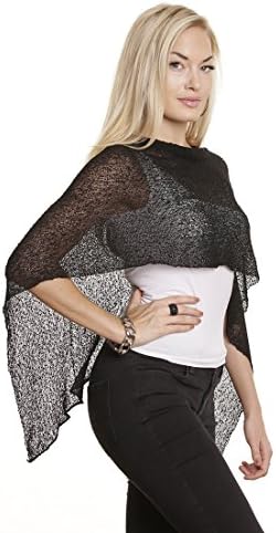 Black Cardigan Poncho, free size