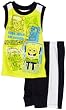 Boys 4-7 Spongebob 2 Piece Muscle Short Set