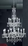 12 Light Bohemian Crystal Chandelier