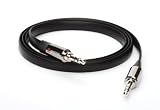 Griffin GC17103 Auxiliary Audio Flat Cable-3 feet, Black