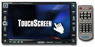 Jensen VM9020TS Double-sized in-dash DVD player with 6.5 video screen